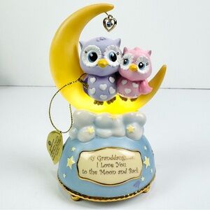 Granddaughter I Love You To The Moon And Back Musical Illuminated Heirloom Gift